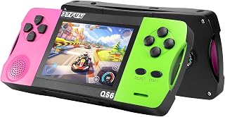 JJFUN Handheld Game Console for Kids – 216 Built-in HD Classic Video Games, 3.5'' IPS Screen, , Rechargeable, Travel‑Friendly, Perfect Birthday for Boys & Girls
