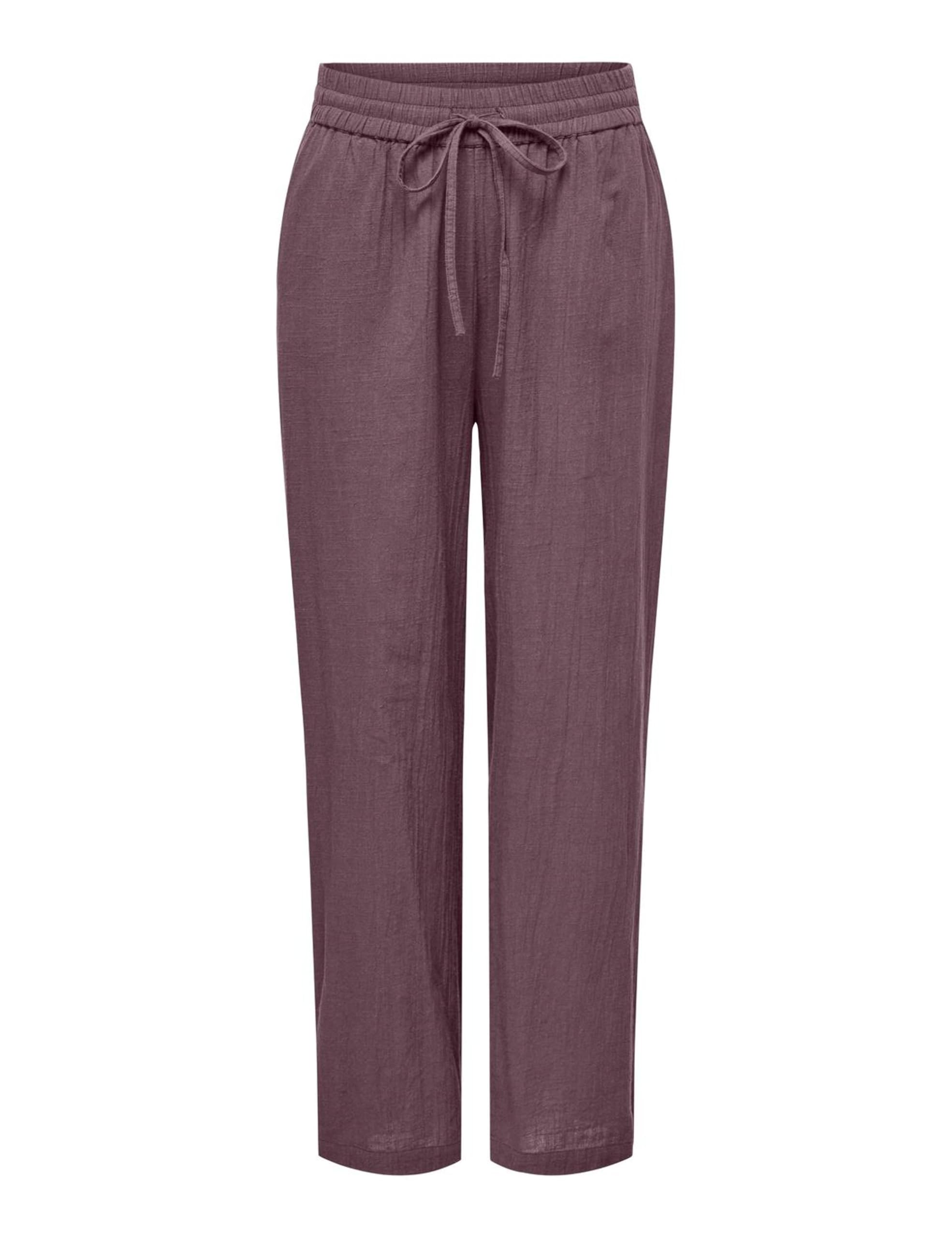 ONLY Onltizana Cotton Loose Pants Wvn Noos Basic Pant with Elastic Waist and Sid