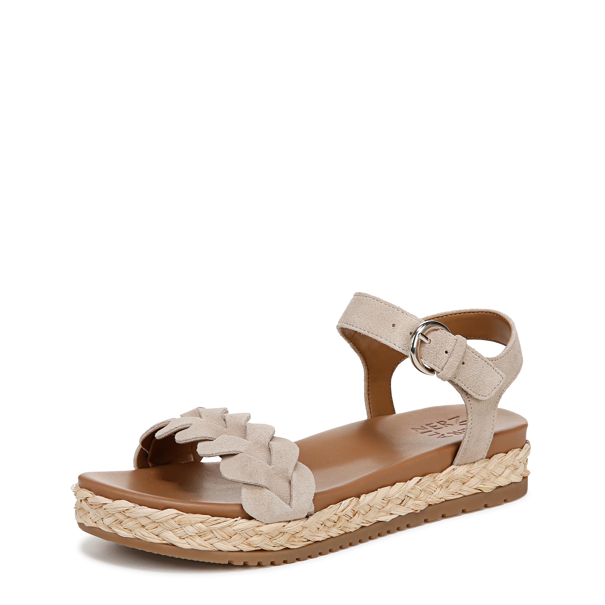 Naturalizer womens Neila Casual Ankle Strap Sandal Flat Sandal