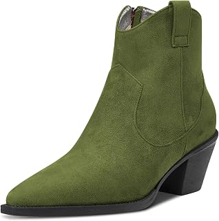 Saekcted Women's Medium Heel Heel 6.5 cm Heels Pointed Toe Ankle Boots Riding Slip-on Boots Zipper Party Office Sexy