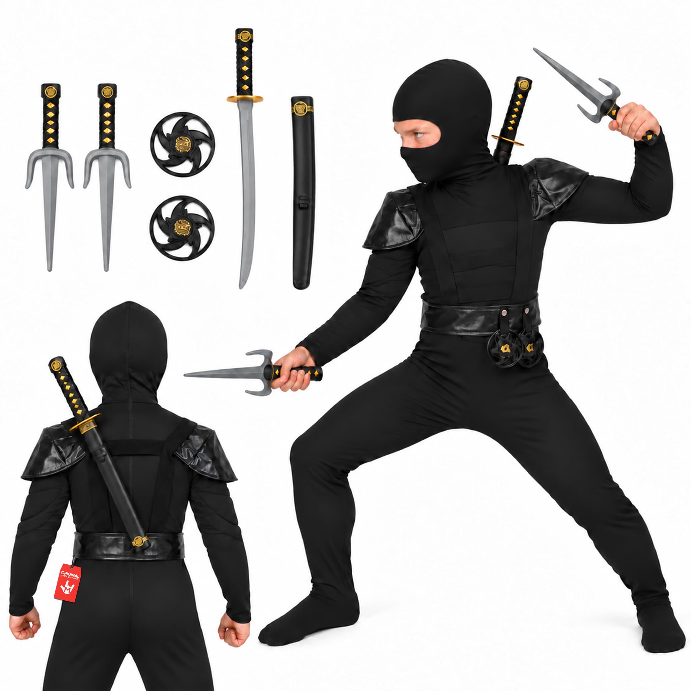Morph Ninja Costume Kids, Ninja Costumes, Boys Halloween Costume | Ninja Costume