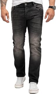Lorenzo Loren Men's Jeans Distressed Look Regular Fit W29-W44 L30-L38
