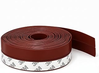 Silicone Weather Stripping Seal - Clear Door and Window Seal Strip, 16 Feet Long, 25mm Wide - Self-Adhesive for Drafting and Noise Protection