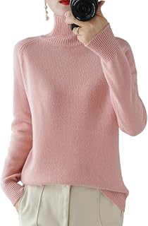 Women's Soft Turtleneck Pullover - Fitted Long Sleeve Thermal Knit Base Top