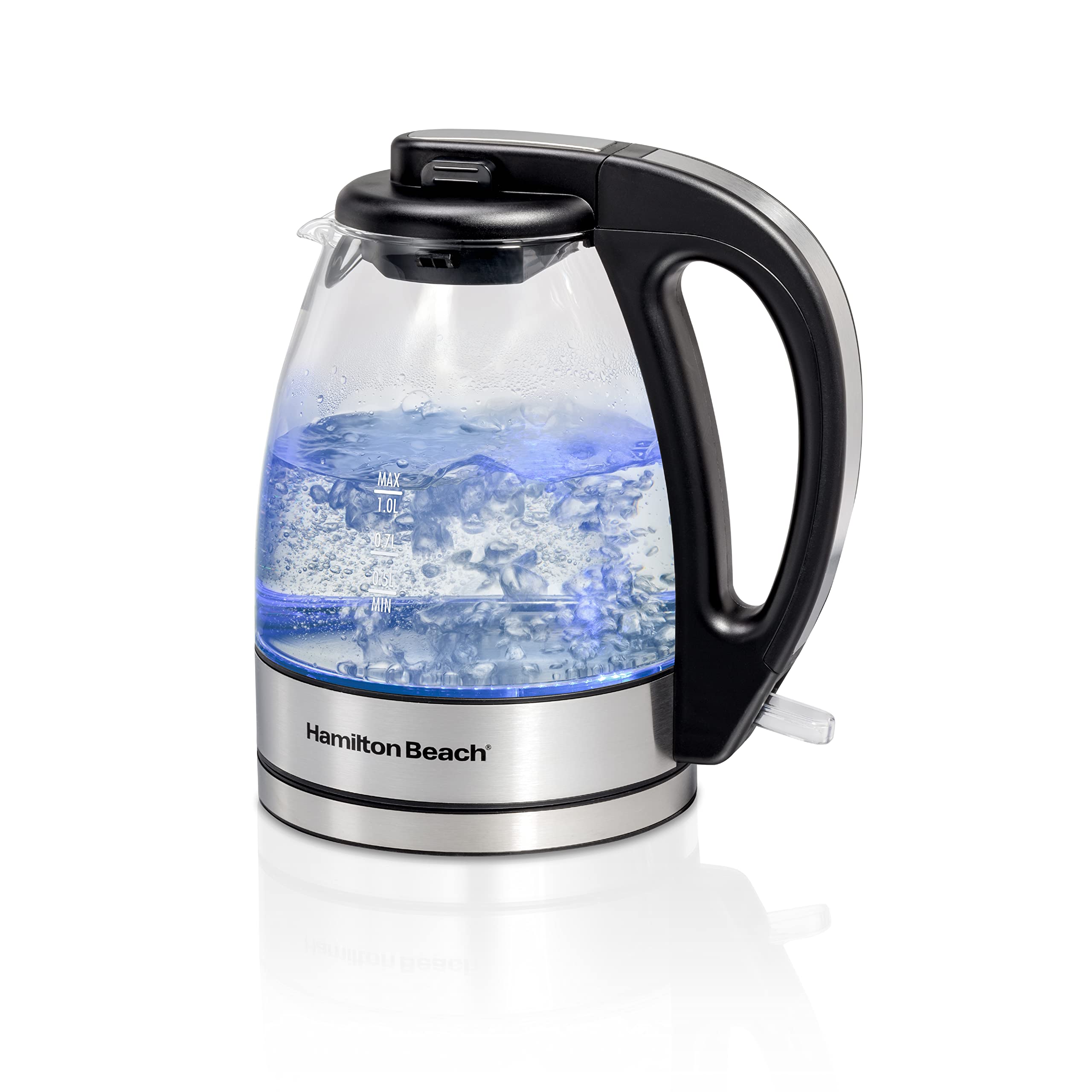 Hamilton Beach 1 Liter Electric Tea Kettle, Water Boiler & Heater | Fast Boiling