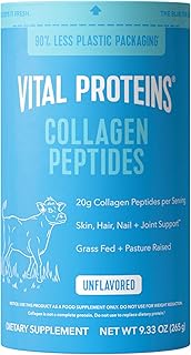 Vital Proteins Collagen Peptides Powder, Unflavored, 9.33oz | Grass-Fed Collagen Peptides, Supports Hair Skin & Nails, Bones & Joints, 13 Servings