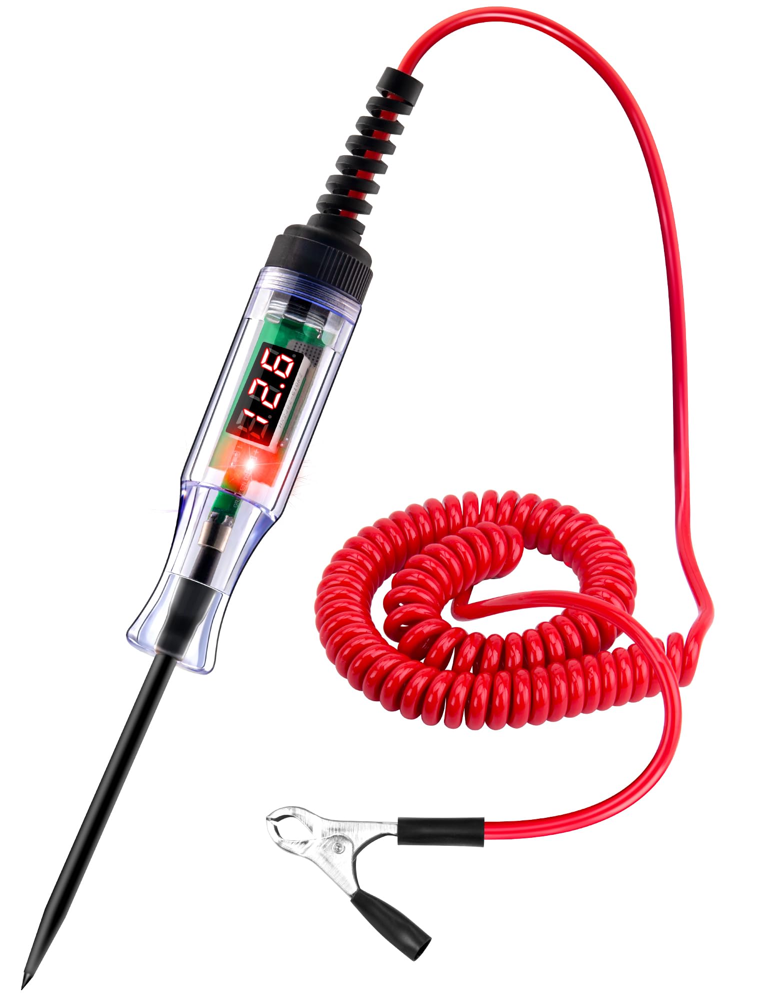 WINAMOO Automotive Test Light 5-90V Digital LED Circuit Tester with Voltage Disp