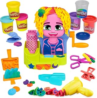 Play-Doh Hair Stylin' Salon Playset with 6 Cans