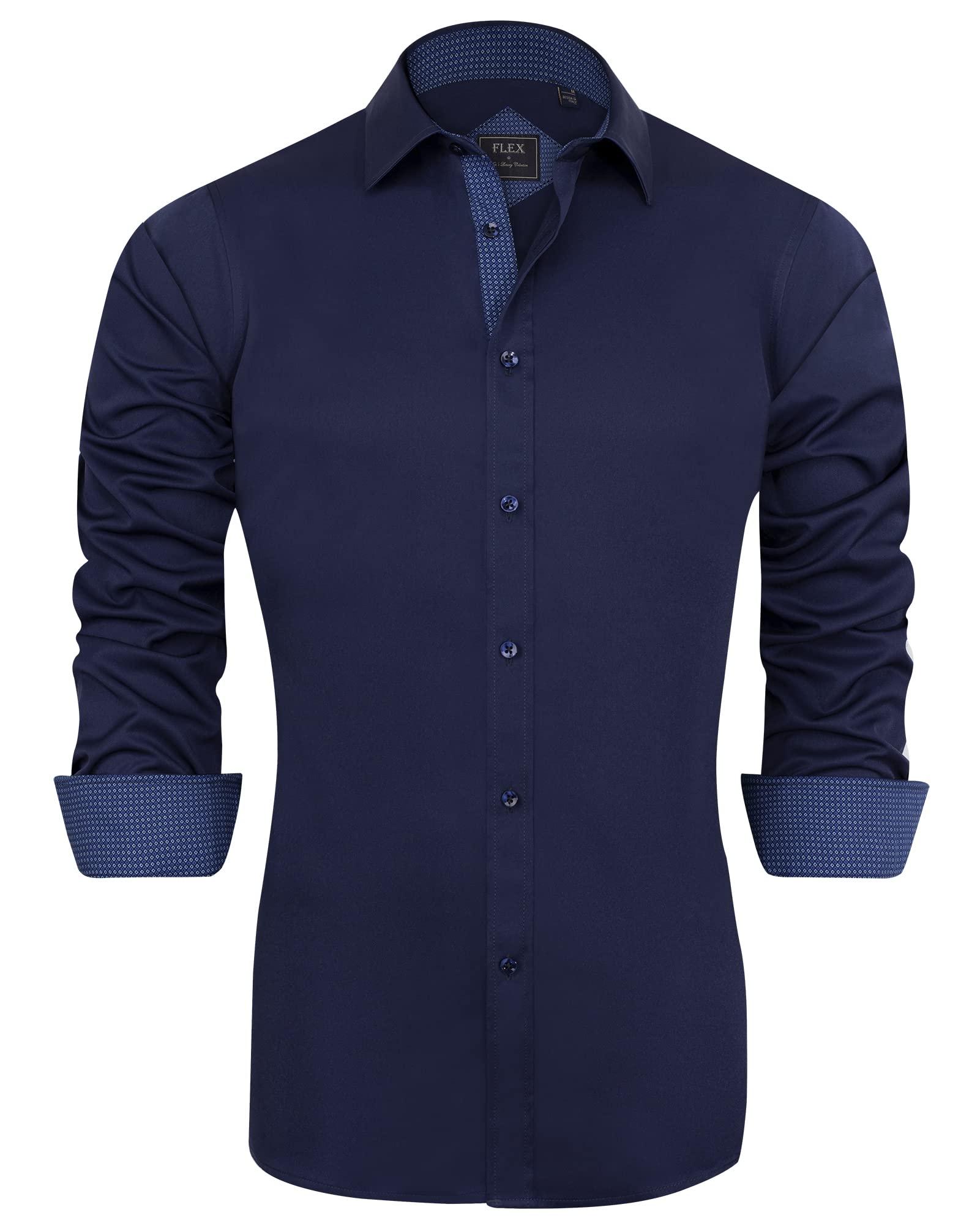 J.VER Pantalones de Pijama Button Down Shirt for Men