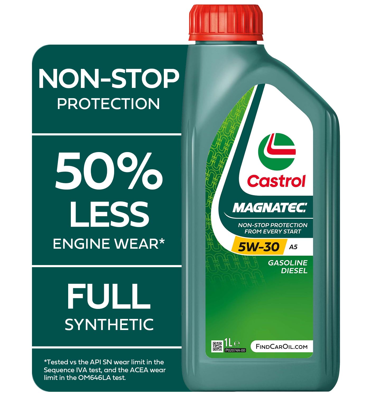Castrol MAGNATEC 5W-30 A5 Full Synthetic Engine Oil, 1L