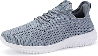 VAMJAM Mens Running Shoes Ultra Lightweight Breathable Non-Slip Fashion Mesh Casual Sports Shoes