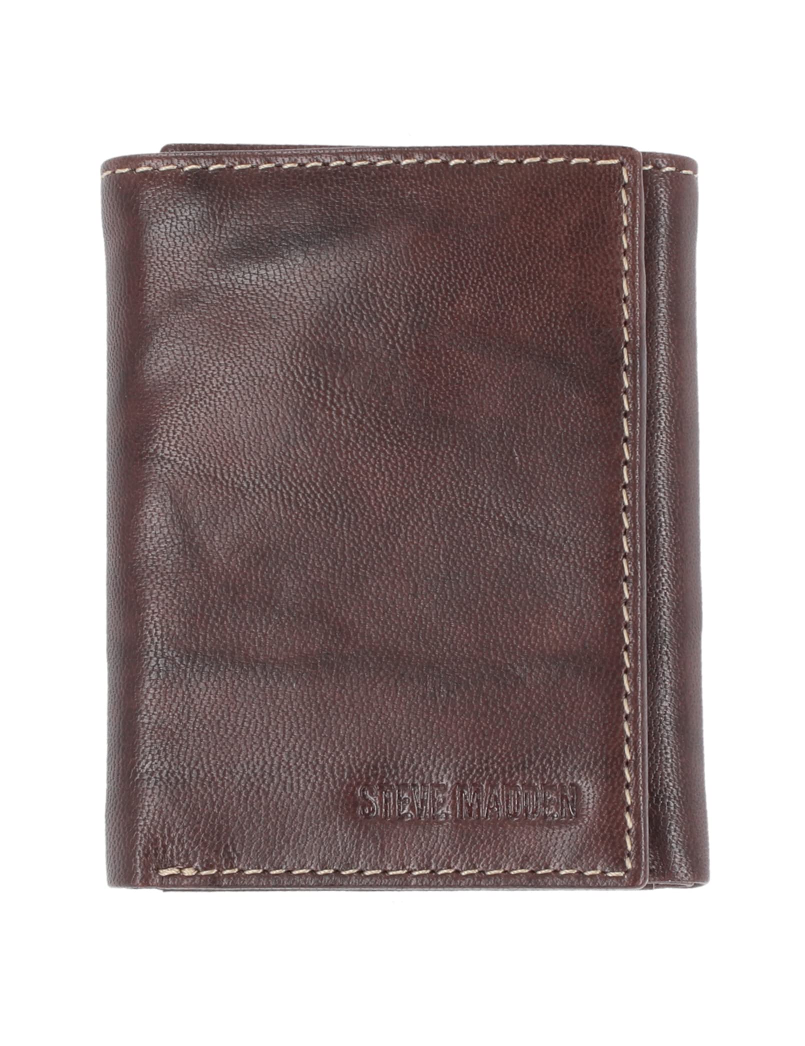 steve madden Men's RFID Leather Trifold Wallet
