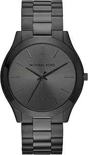 Michael Kors Slim Runway Three-Hand Black Stainless Steel Men's Watch (Model: MK8507)
