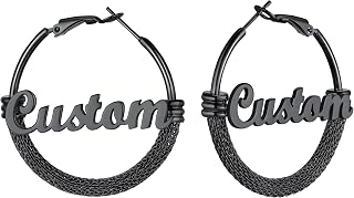 PROSTEEL 14K Gold PLated Hoop Earrings for Women Stainless Steel