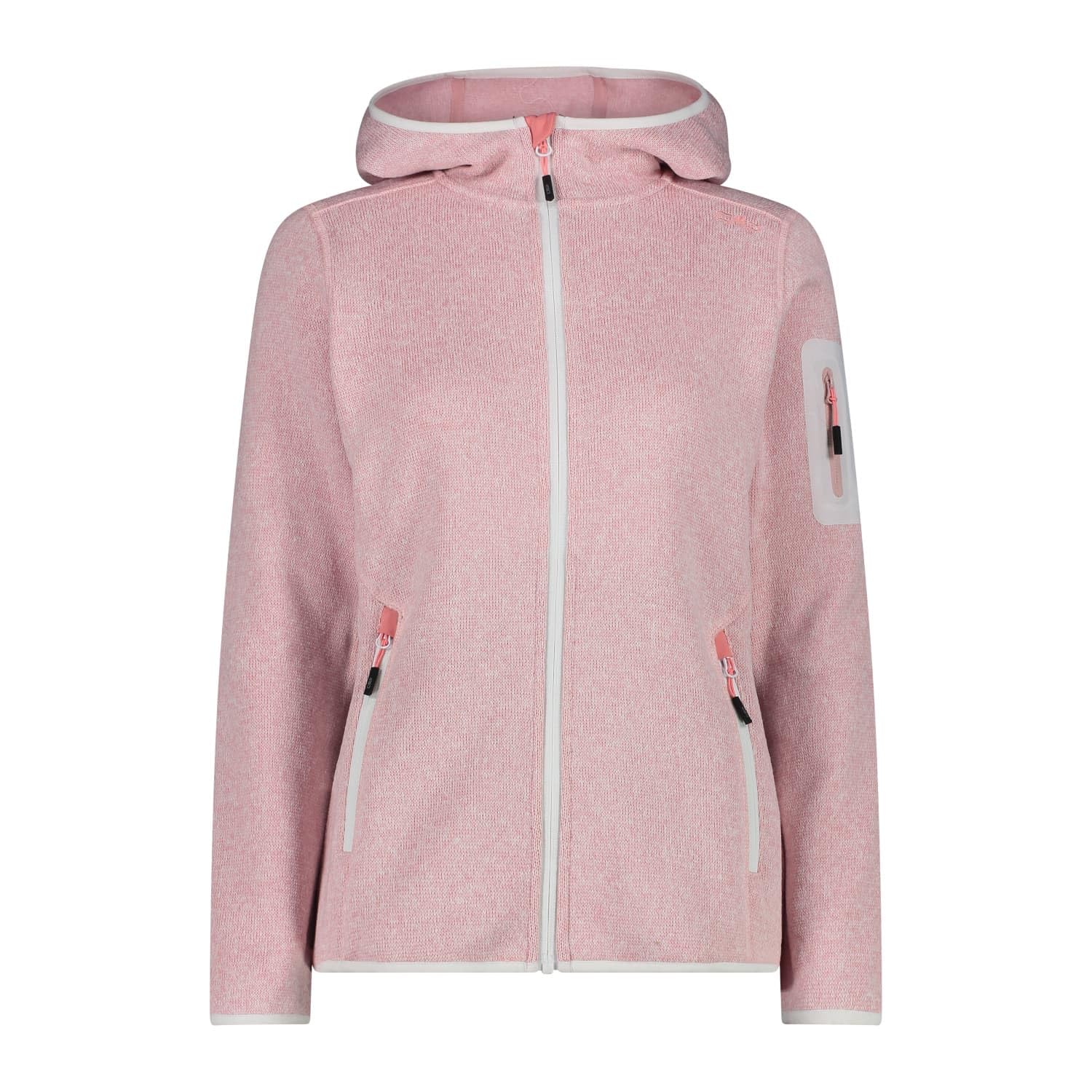 CMP Giacca In Knit-tech Da Donna Con Cappuccio Fisso Giacca Donna