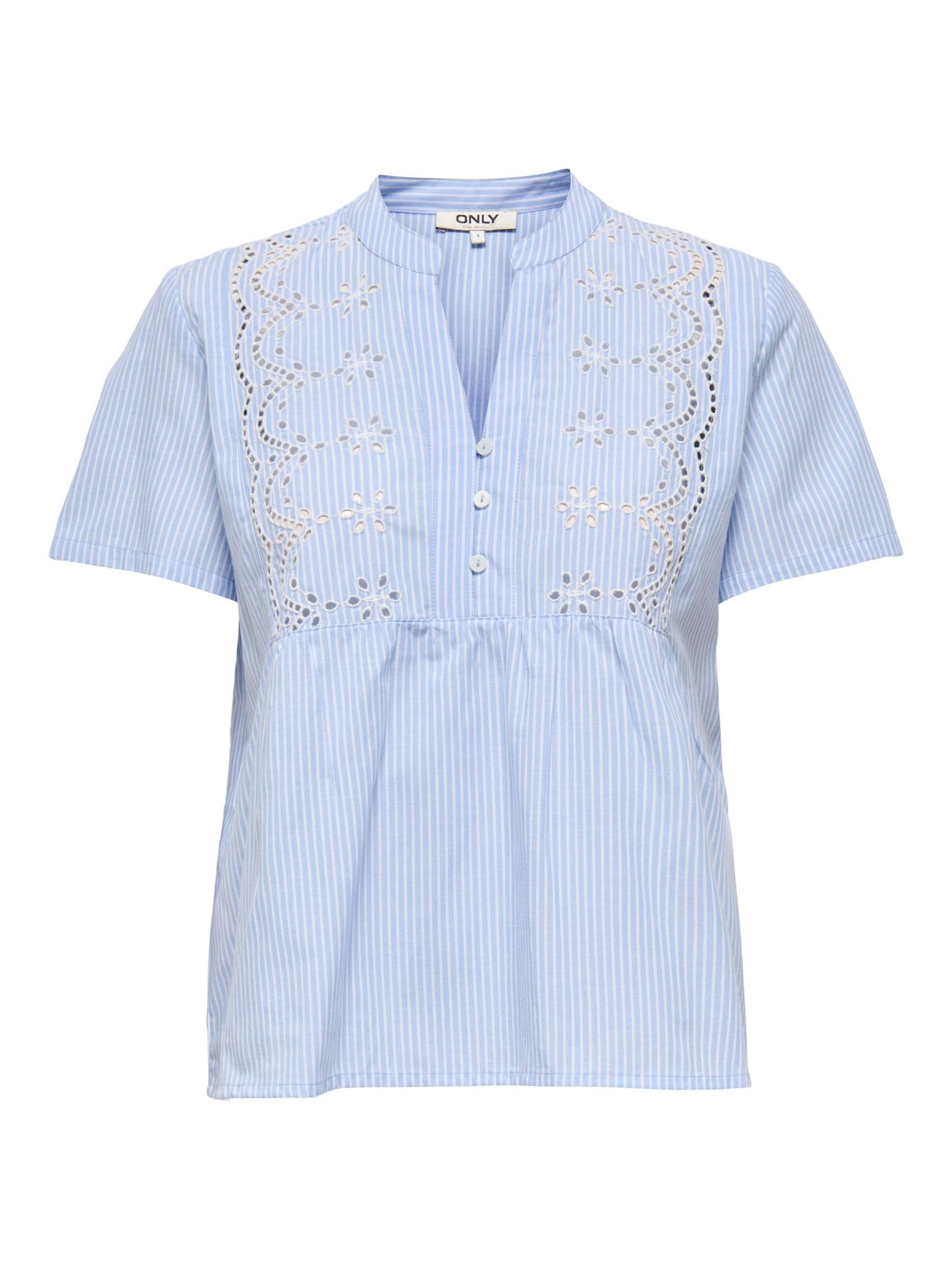 ONLY Onlskano SS EMB Top WVN Women's