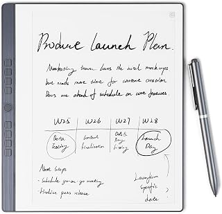 Penstar eNote 2 E-Ink Digital Notebook with Pen, 10.3” AI Note-Taking Paper Tablet, 300 PPi, 8192 Levels Pressure, 128GB Storage, 6500mAh Battery, Ereader with Pen and Leather Folio Cover Buddle