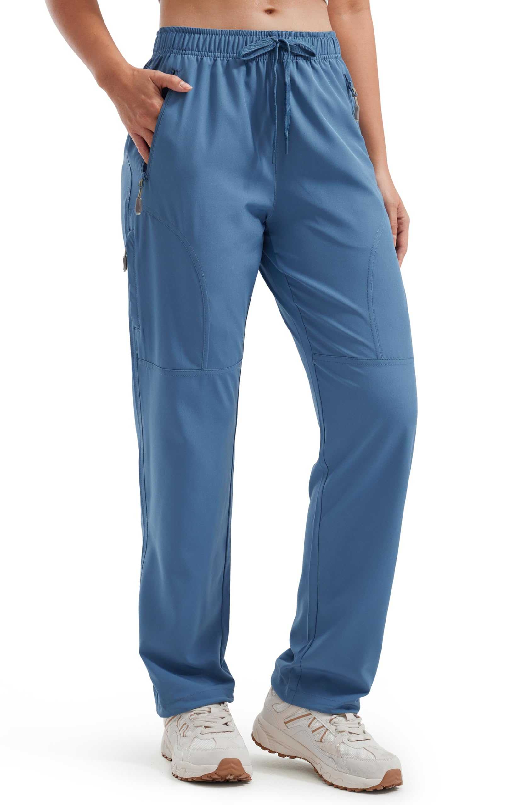 Libin Women's Trekking Trousers Lightweight Quick Dry Waterproof Cargo Travel Ca