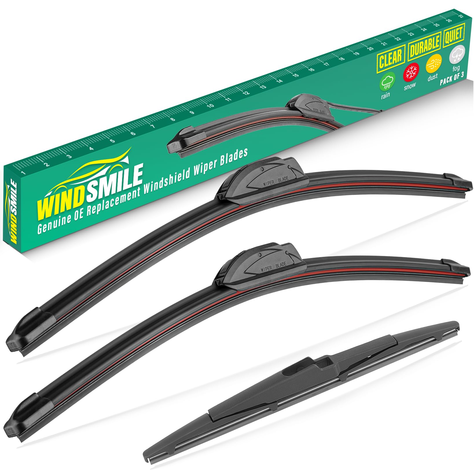 WINDSMILE Windshield Wiper Blades Replacement for Kia Telluride 2020-2025 | Fits