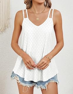 Womens Tank Tops Casual Loose Sleeveless Shirts