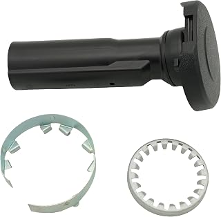 NOVAPARTS 22979267 47830 Tube Spare Tire Carrier Lock Cover and Rings Kit for 2014-2019 Chevy Silverado 1500 2500 HD 3500 HD 2014-2019 GMC Sierra 1500 2500 HD 3500 HD Spare Tire Hoist Cover 15769308