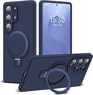 Case for Samsung Galaxy S25 Ultra with Stand,6.9" Dark Blue