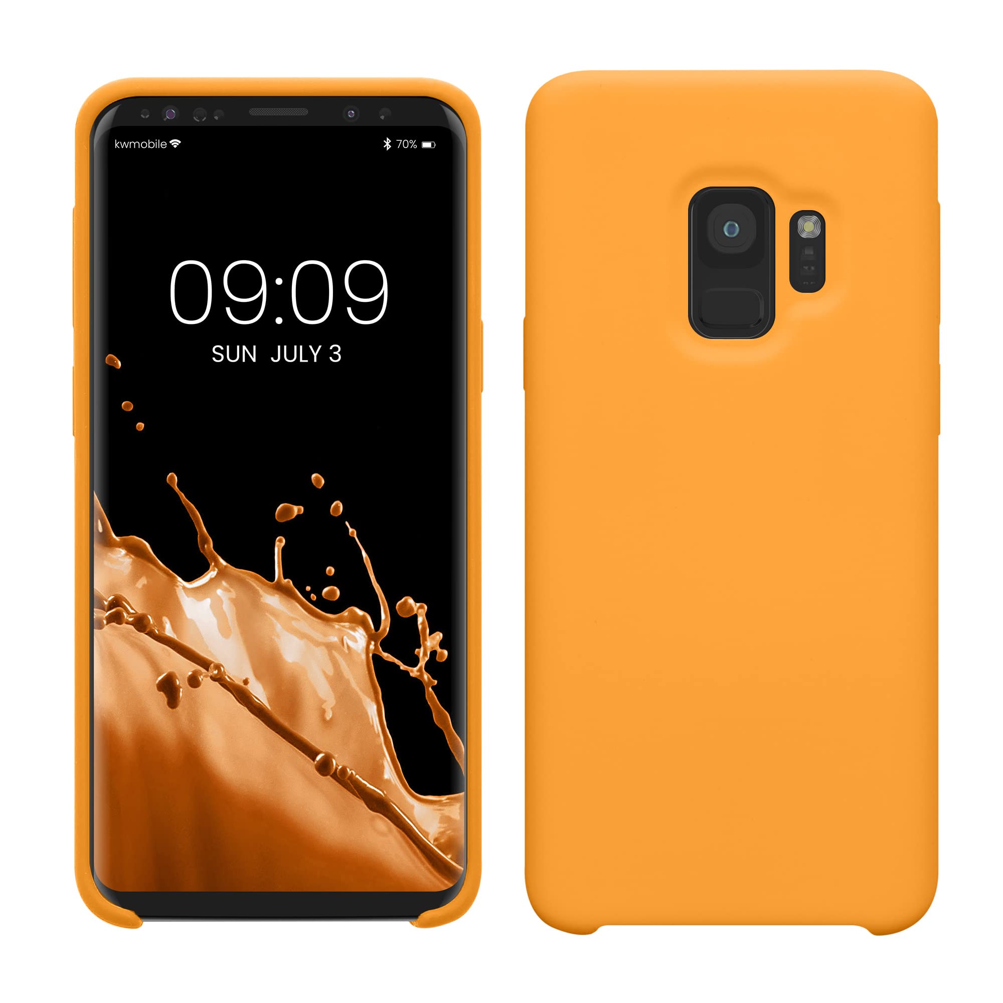 kwmobile Case Compatible with Samsung Galaxy S9 Case – TPU and Silicone Anti-Sho