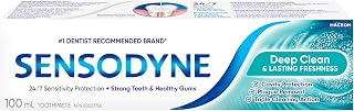 Sensodyne Deep Clean Toothpaste for Sensitive Teeth, 100mL