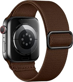 Stretch Bands for Apple Watch Bands 40mm 38mm 41mm 42mm 44mm 45mm 46mm 49mm Women/Men Elastic Nylon Sport Band for iWatch Series 10 9 8 7 6 5 4 3 SE 2nd Ultra. /2