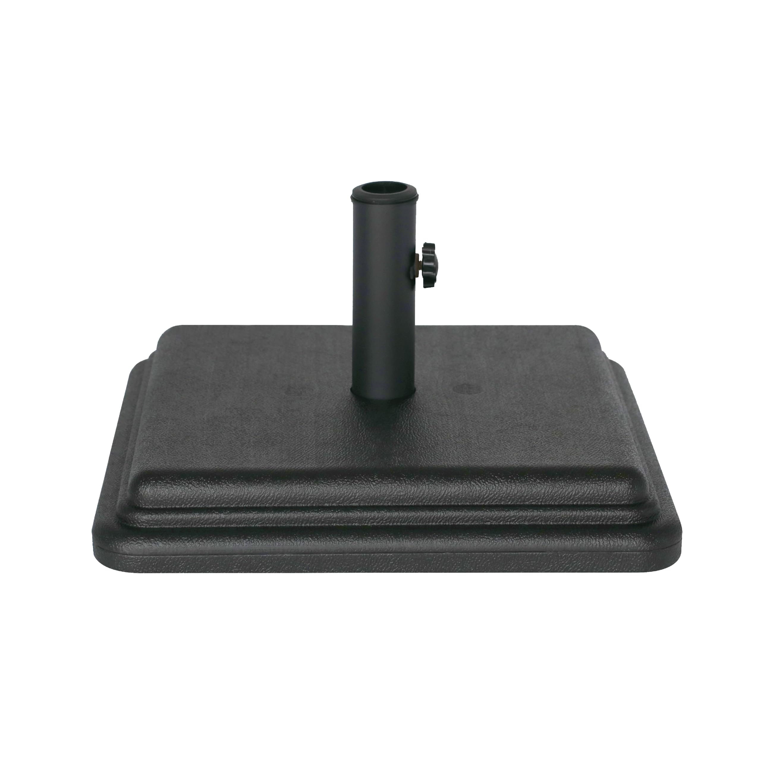 US Weight 40lb Outdoor Umbrella Base - Use with Patio Table - Black
