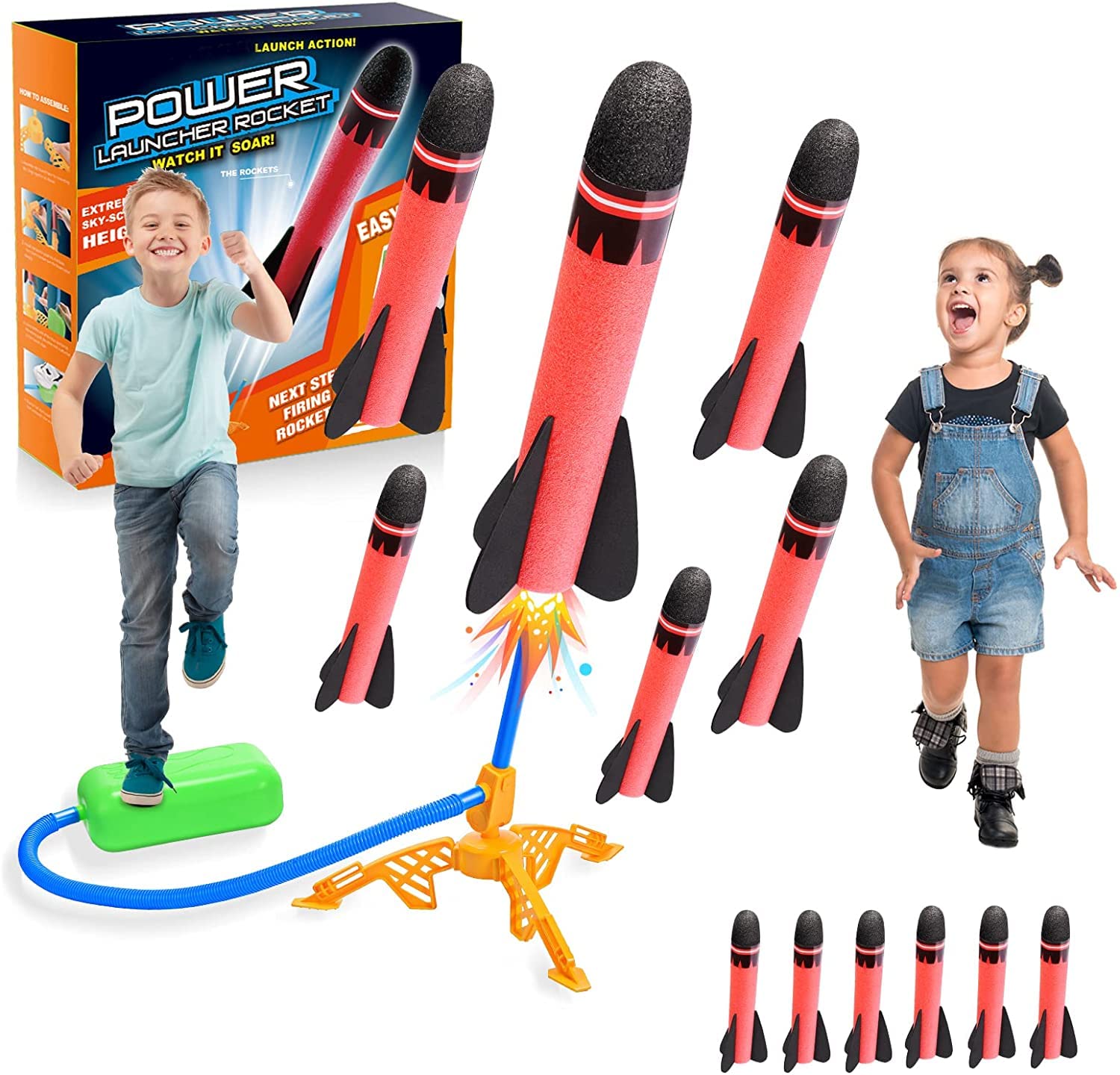 Toys for 3-12 Years Old Boys, Rocket Toy Set Gifts Age 3-9 Year Old Boys | 6 Roc