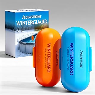 AQUASTRONG 4 in 1 Pool Closing Kit for Above Ground & Inground Pools | Treats up to 30,000 Gallons, Easy-to-Use Pool Winterizing Kit for Winter Care & Maintenance