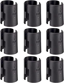 Wire Shelf Clips,18-Packs Wire Shelving Shelf Lock Clips for 1" Post- Shelving Sleeves,Fits with Thunder Group,Alera,Honey Can Do,Eagle,Regency,Metro & More