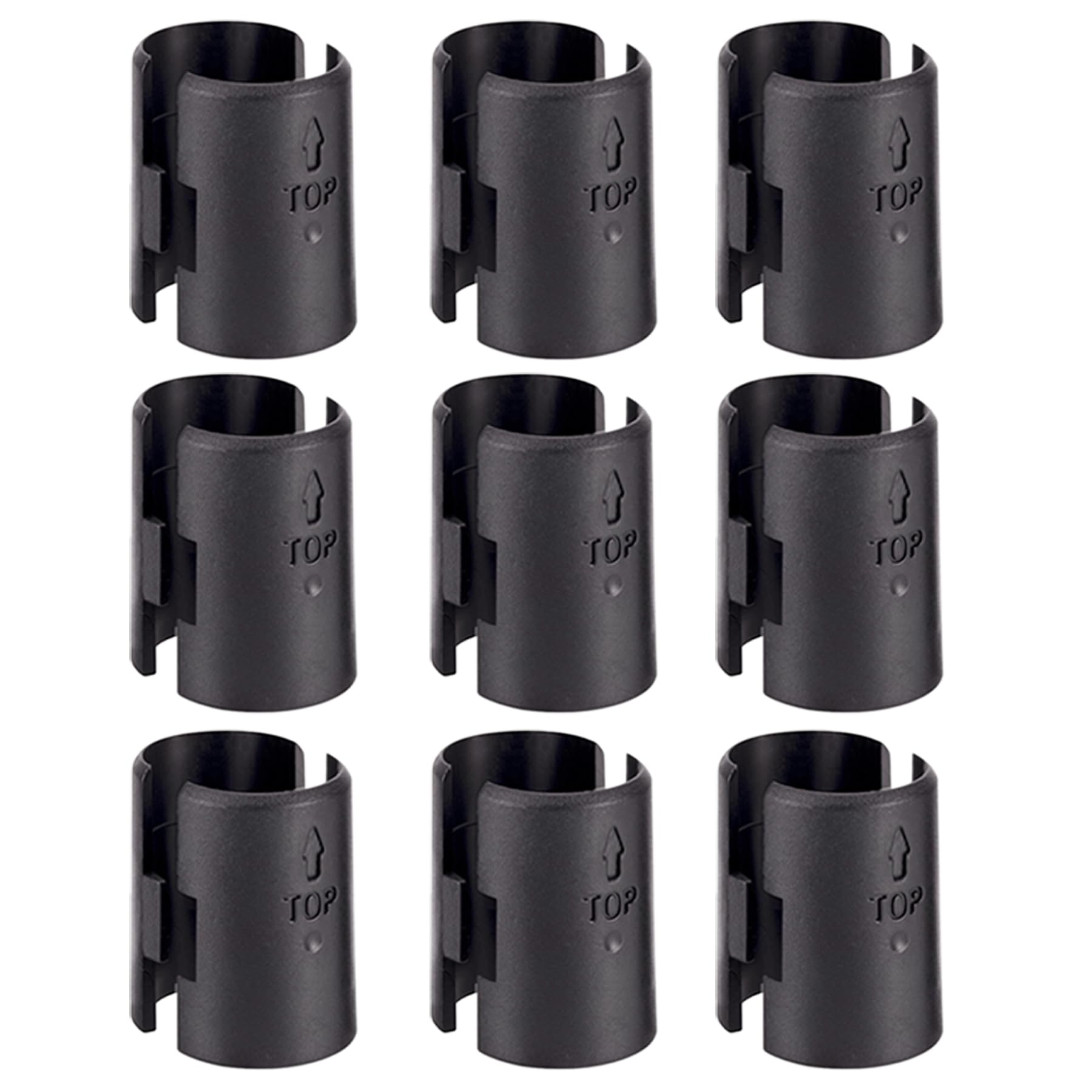 Wire Shelf Clips,18-Packs Wire Shelving Shelf Lock Clips for 1" Post- Shelving S