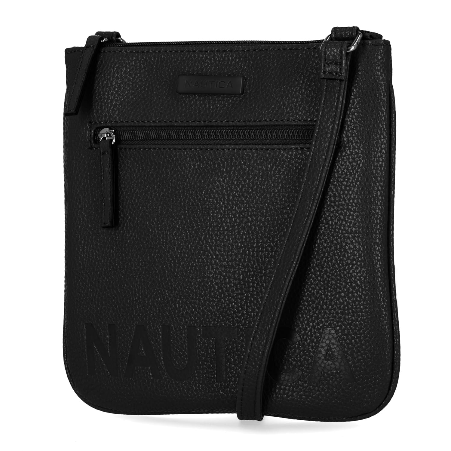 Nautica Womens Lakeside Signature Jaquard North South Crossbody BagCross Body