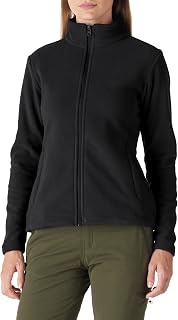 Outdoor Ventures Womens Fleece Jackets Ladies 220G Lightweight Warm Coat | Polyester, 4 Large Pockets, Full Zip, Breathable, Soft, Microfleece Outerwear, for Running Hiking Travelling
