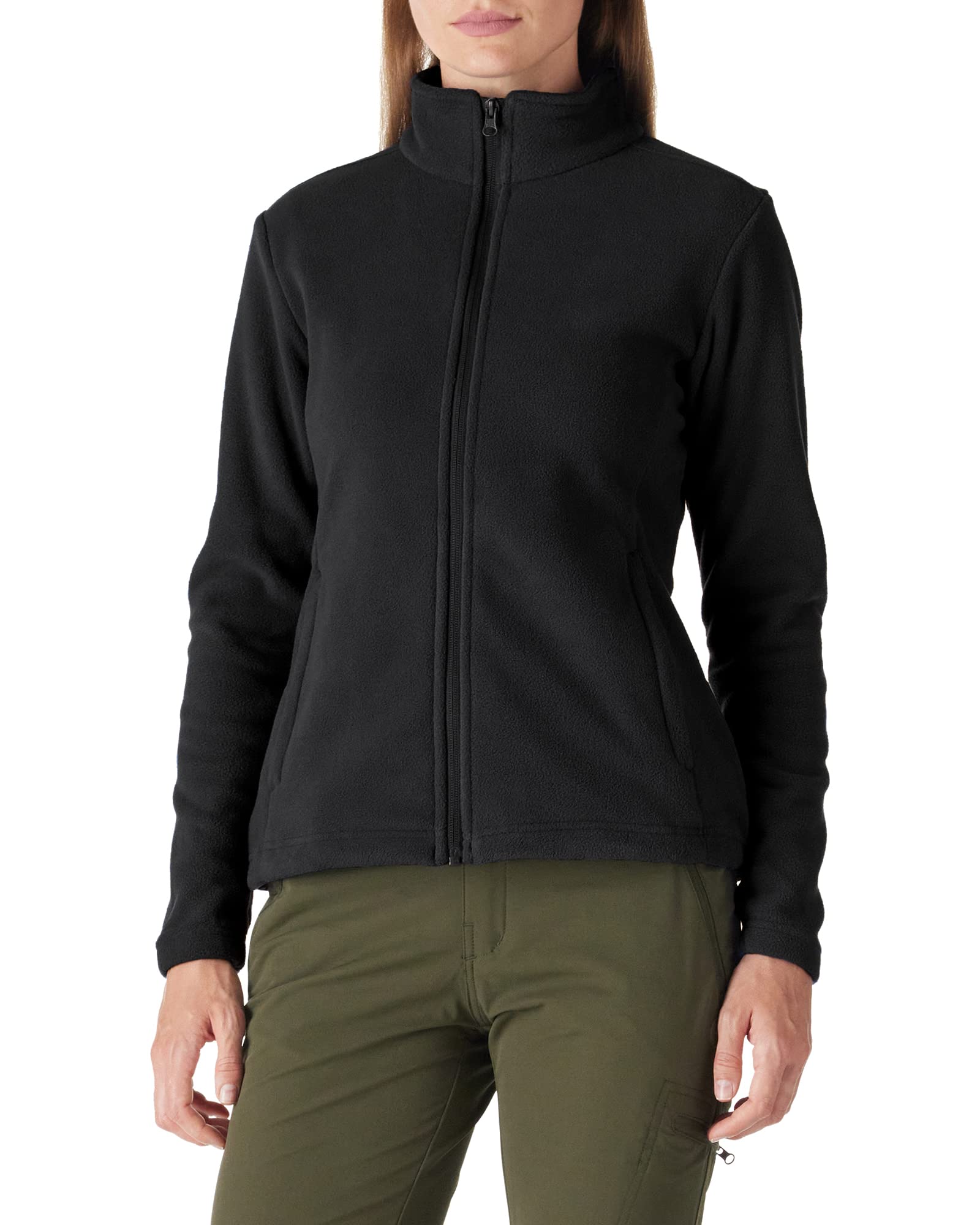 Outdoor Ventures Womens Fleece Jackets Ladies 220G Lightweight Warm Coat | Polye