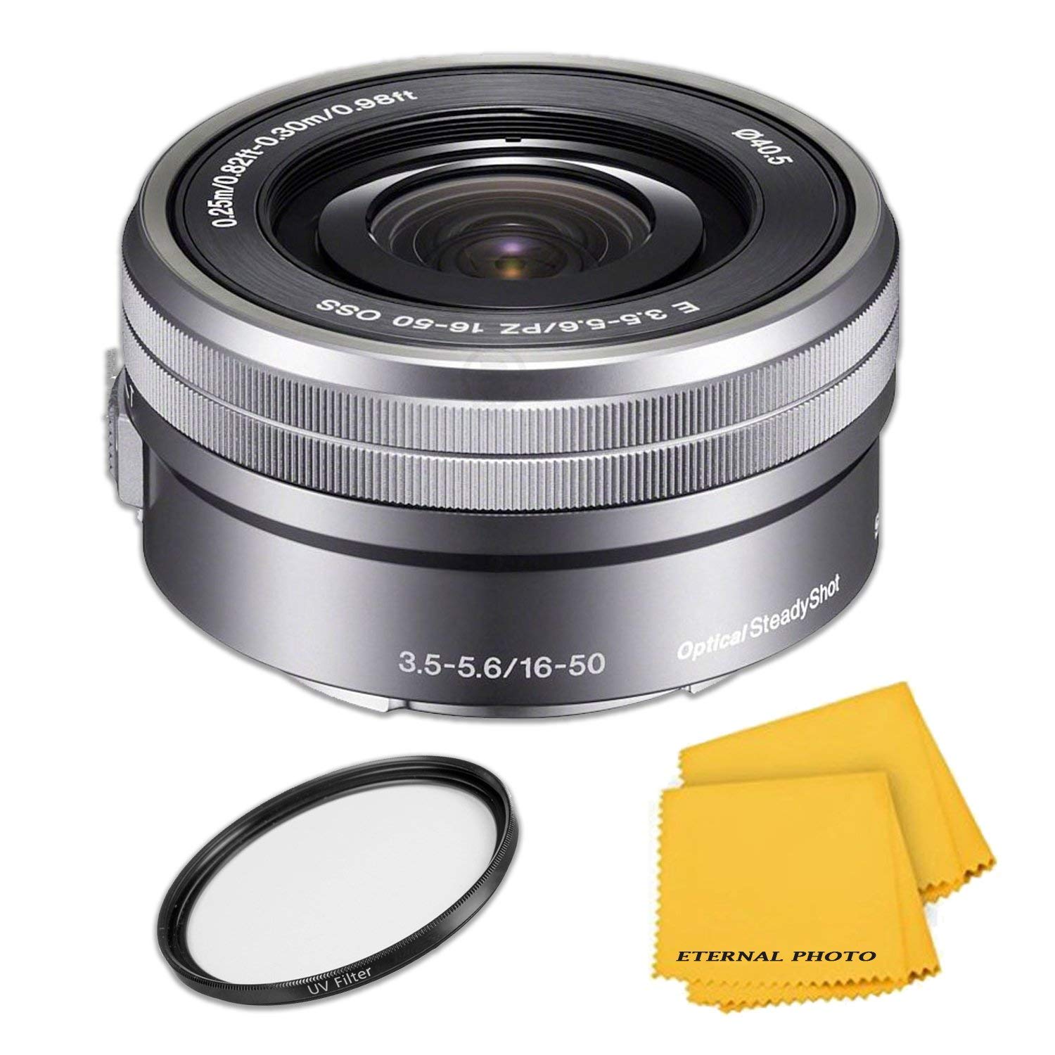 Sony E PZ 16-50mm f/3.5-5.6 OSS Lens - Silver (Renewed)