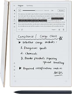 iFLYTEK AINOTE 2, 10.65" E-Ink Tablet, AI Note Taking Tablet for Meeting, Ultra-Thin 4.2mm Digital Notebook with Voice-to-Text, 18-Language Transcription, Handwritten-to-Text, Ideal for Work&Study