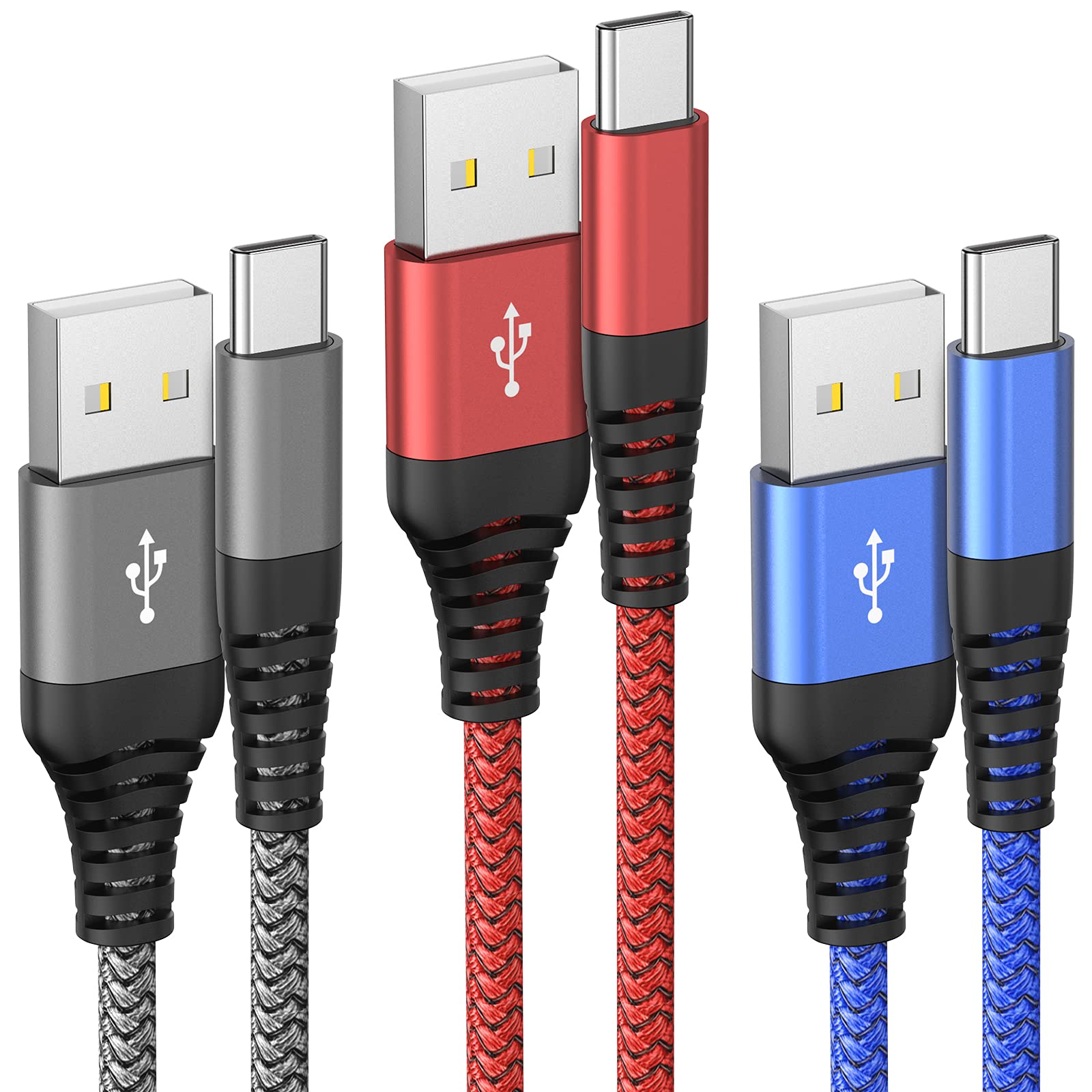 Ofuca USB C Charger Cable,3Pack 1M USB to USB C Cable | Type C Charger Fast Char