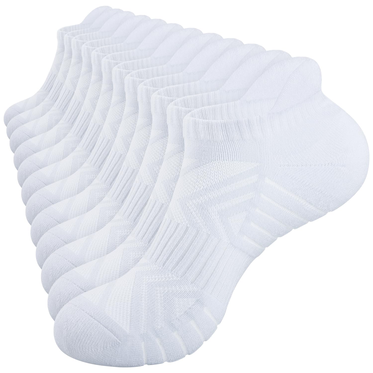 Benirap Running Trainer Socks Athletic Ankle Socks Sport Socks Low Cut Cushioned