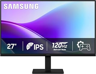 Samsung 27-inch FHD Flat Screen IPS Panel 5ms Monitor with 120 Hz Refresh Rate, Game Picture Mode & Super Slim Design (LS27F320GANXZA) - [Canada Version]
