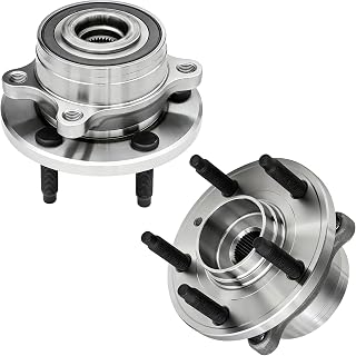 BasaltGear 512460 Pair 2 Front or Rear Wheel Hub & Bearing Assembly for 2011-2019 Ford Explorer, 2013-2019 Ford Police Interceptor Utility