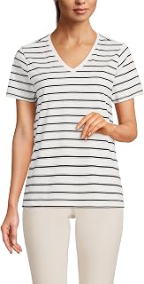 Lands' End Women's Supima V-Neck T-Shirt