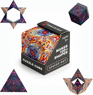 Shashibo DODECA Magnetic Puzzle Cube, Stress Relief Fidget Toy | 100+ Possible Shapes, Sensory Fidget Toy For Adults & Kids, Fun Shape Shifting Puzzle Box For All Ages
