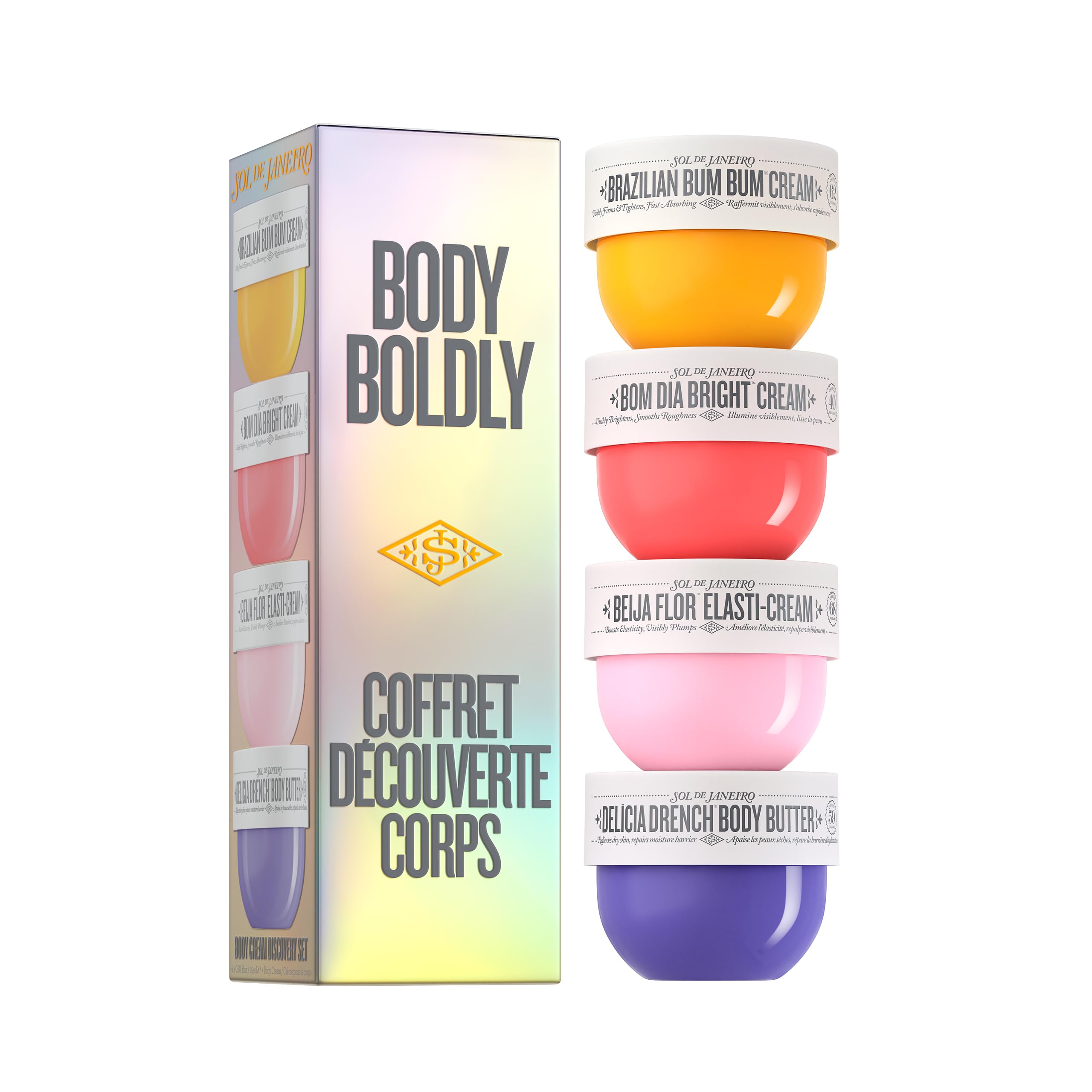 Sol de Janeiro Body Boldly Body Cream Discovery Set - Amazon Exclusive | Body Cr