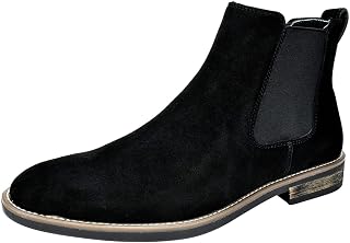 Bruno Marc Herren Chelsea Boots Wildleder Stiefel Stiefeletten