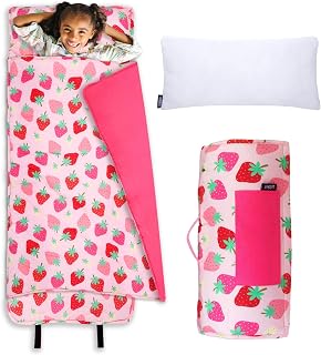 Wildkin Kids Original Nap Mat – Cozy Kids Sleep Mat with Pillow, ideal for School &amp; Travel