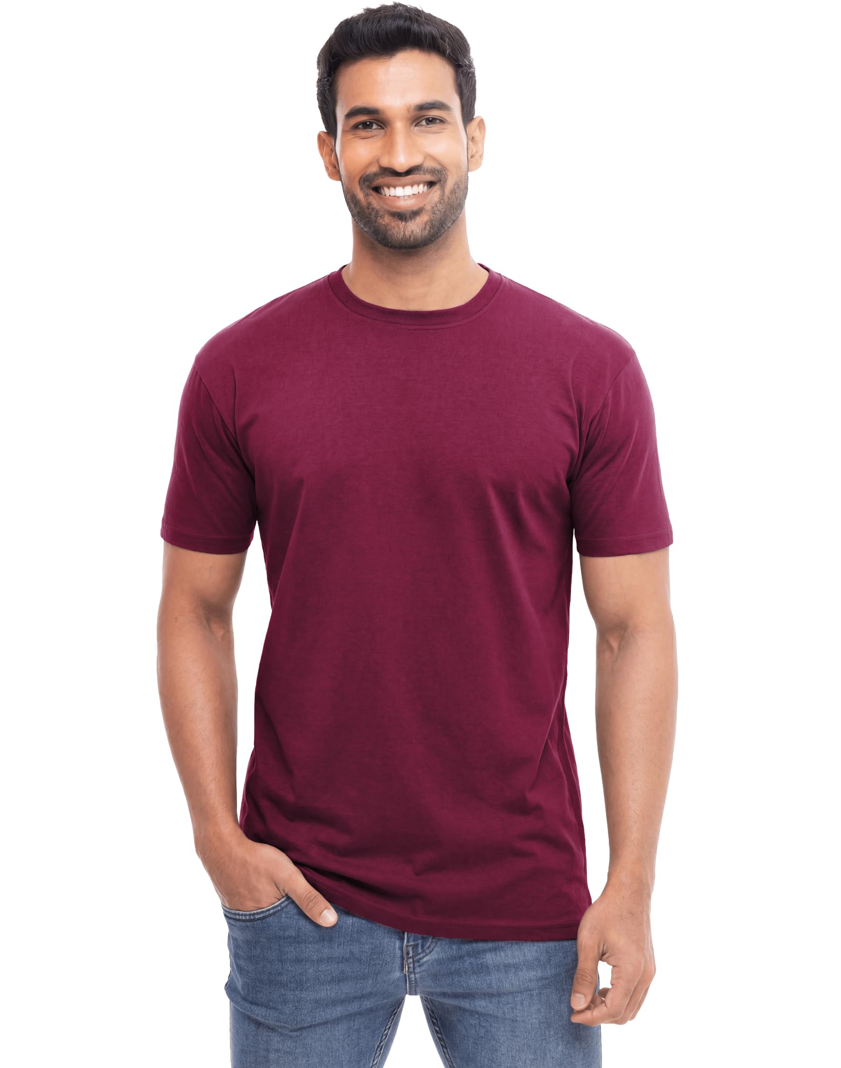 Mens T-Shirts 100% Cotton Crew Neck Shirt Gifts for Men