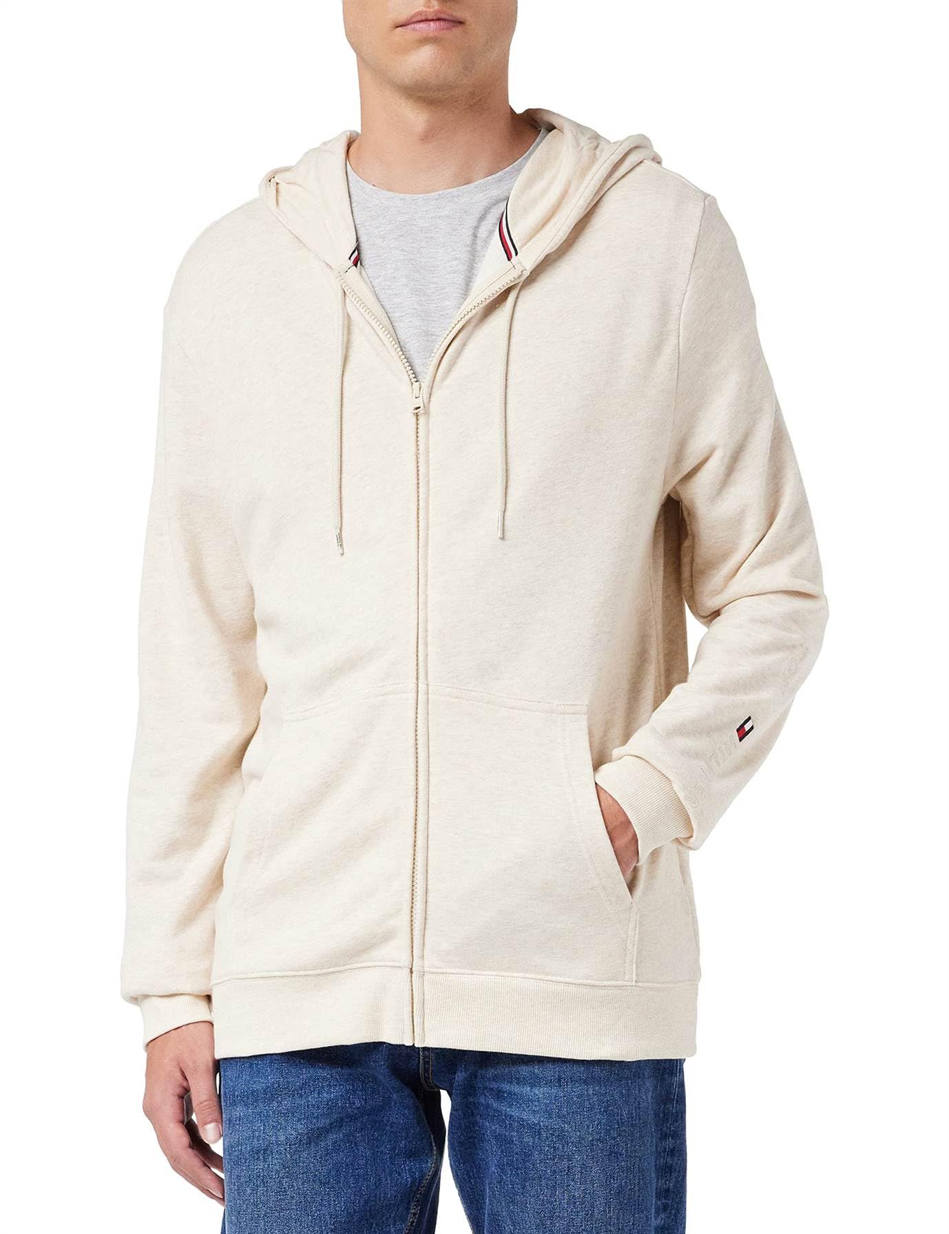 Tommy Hilfiger Sudadera para Hombre Hoodie con Cremallera